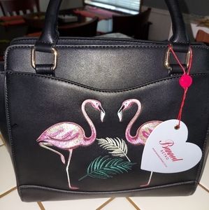 NWT Black Retro Purse